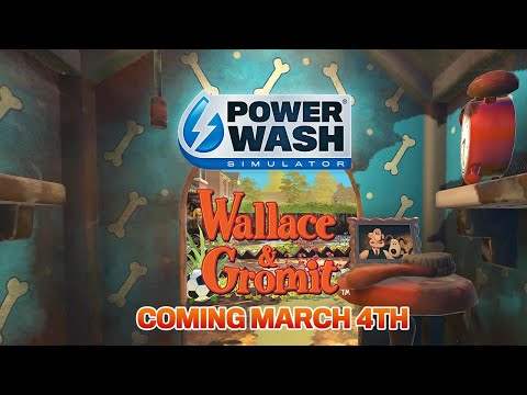 Release Date Announced for Wallace & Gromit DLC in PowerWash Simulator